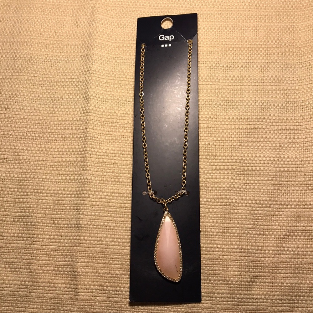 Long gold GAP necklace